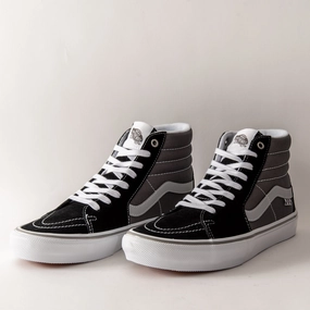 velvet - finish - design shoes Vans - Skate Sk8-Hi (Reflective Black/Grey) *SALE