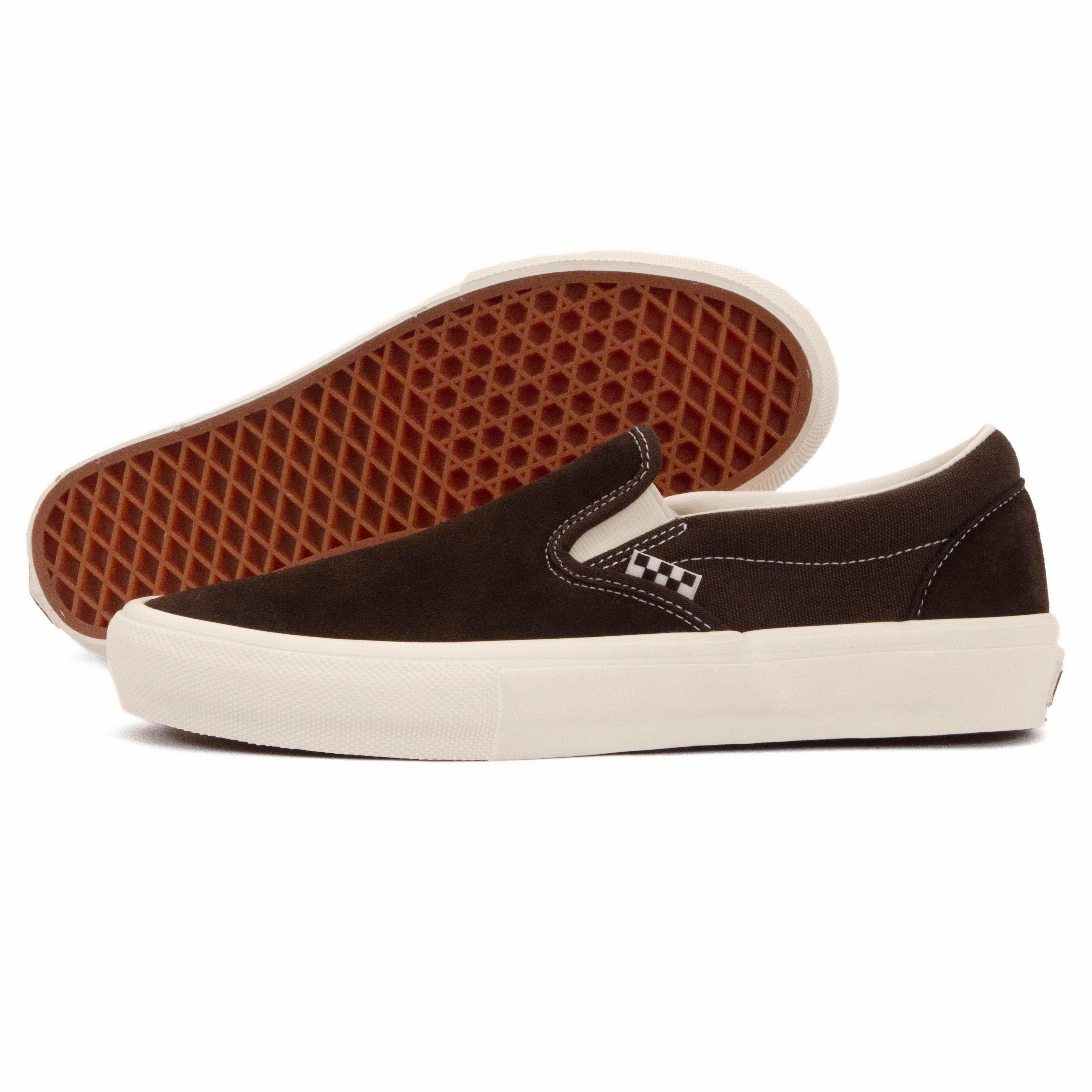 Vans - Skate Slip-On (Chocolate Brown) Natural Motion Technology