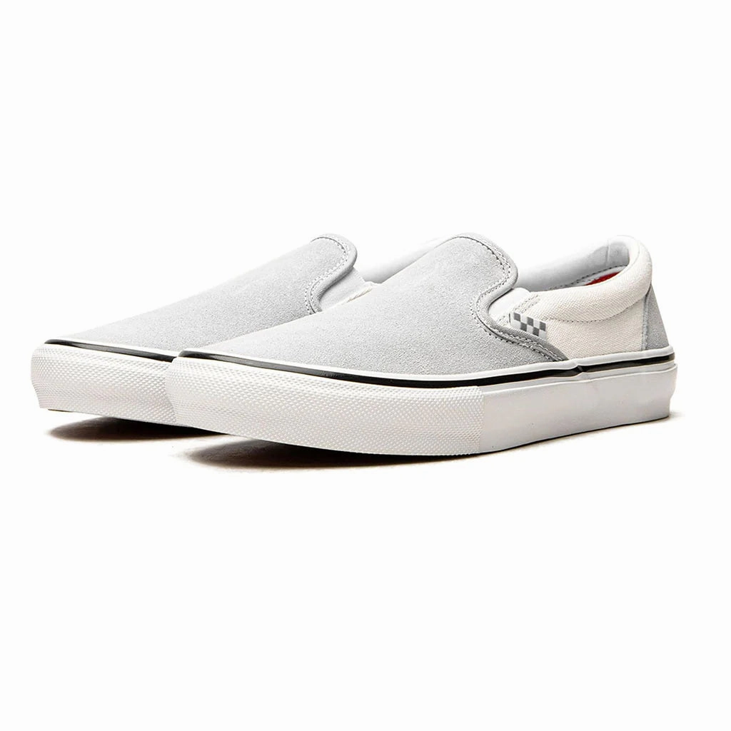 Rolling Gait Tech Vans - Skate Slip-On (High Rise/Blanc De Blanc)