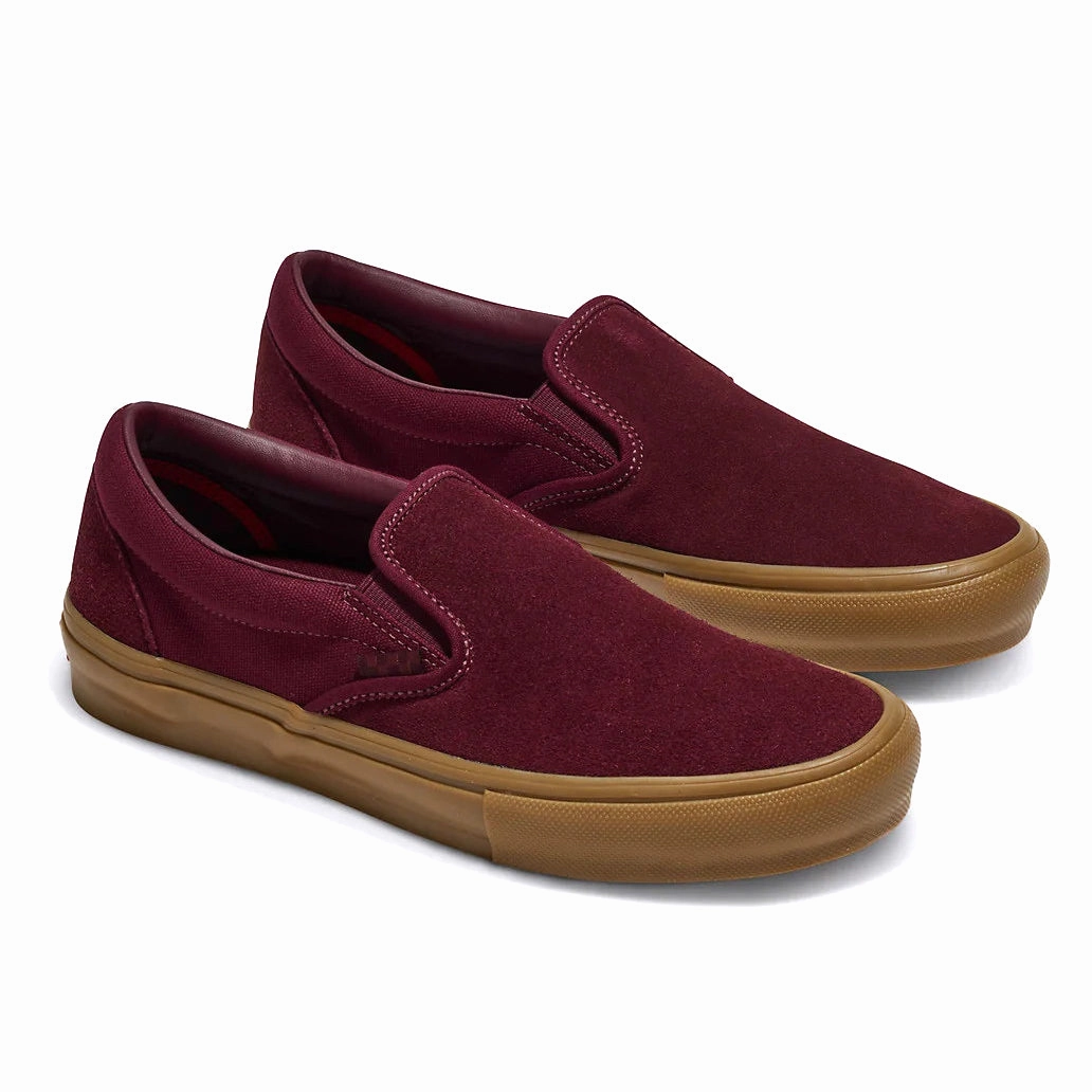 Lockdown fit Comfort Technology Vans - Skate Slip-On (Port/Gum)