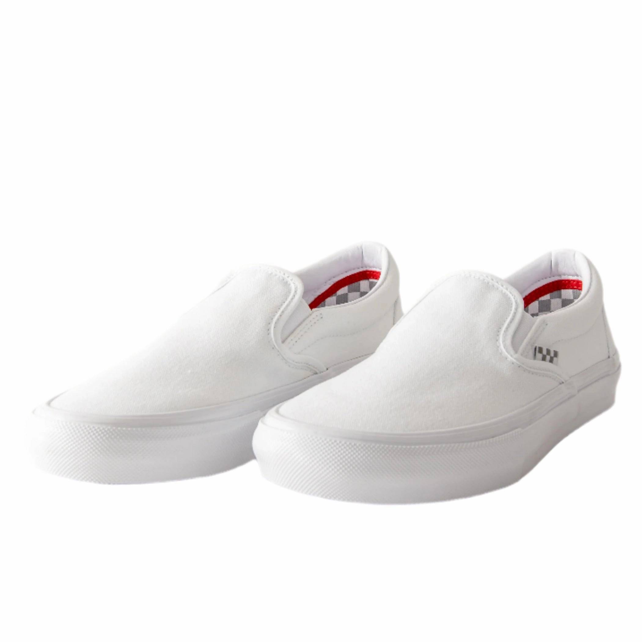 Vans - Skate Slip-On (True White) Impact Diffusing Structure Heel Stabilization Tech
