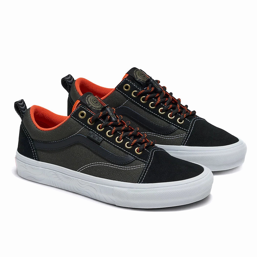 Bio Mechanical Alignment System Vans - Vans X Spitfire Wheels Skate Old Skool (Black/Flame) *SALE
