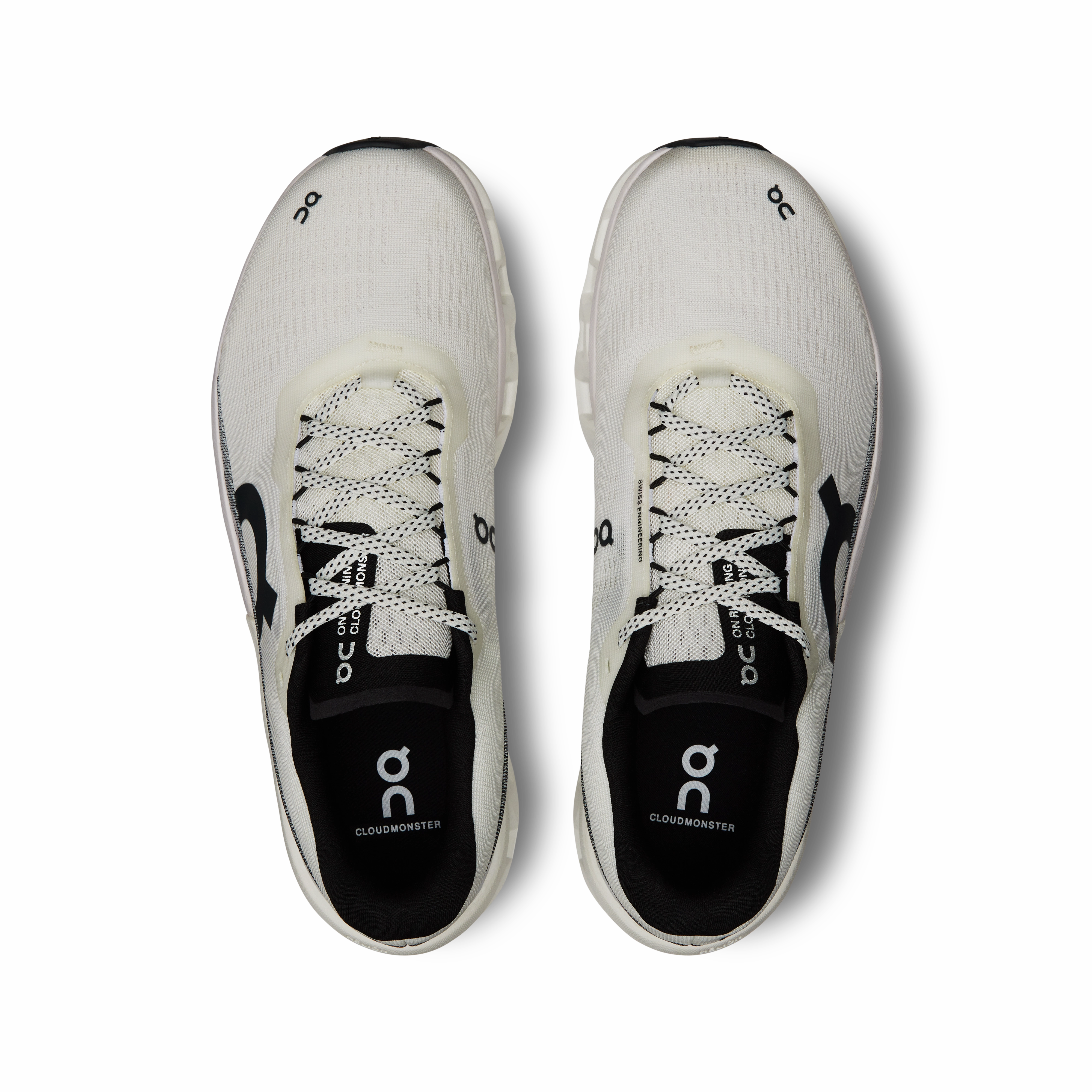 Multi Density Cushion Support Layer On Running Men's Cloudmonster 2 Shoes - White / Frost