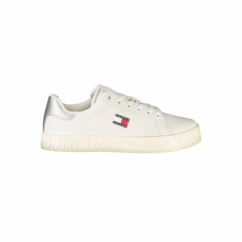 Tommy Hilfiger Leather Women Women's Sneaker Micro Perforation Ventilation Outdoor Style