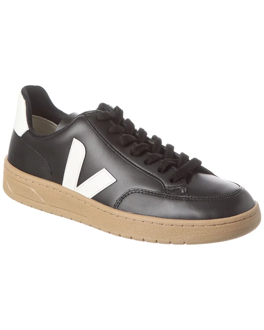 VEJA V-12 Leather Sneaker Fashion-forward flexibility neutral support