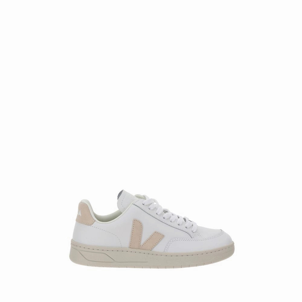 Veja V-12 Women's Sneakers Rubberized Heel Fresh Design