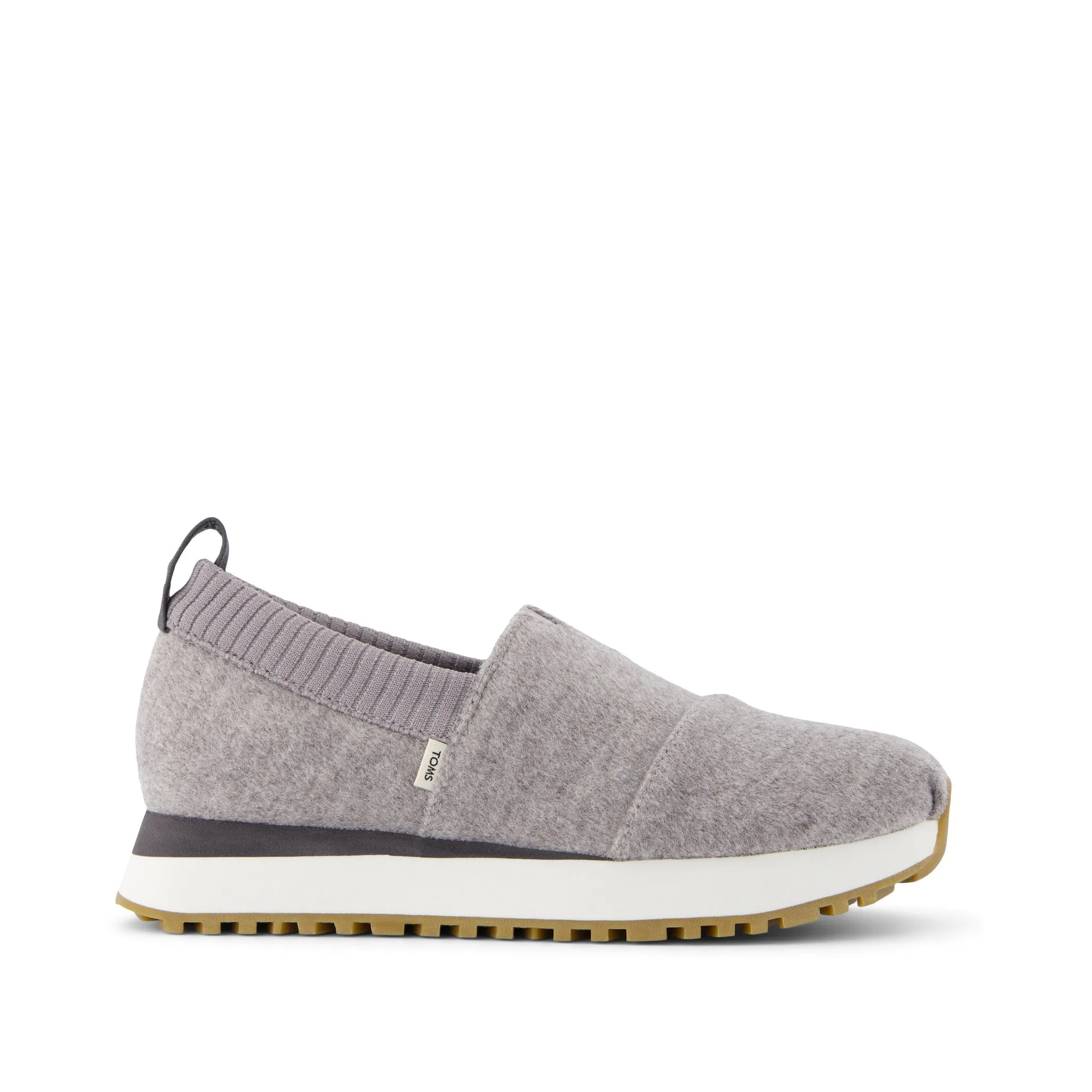 Alpargata Resident 2.0 Grey Felt Sneaker Sneaker Laces