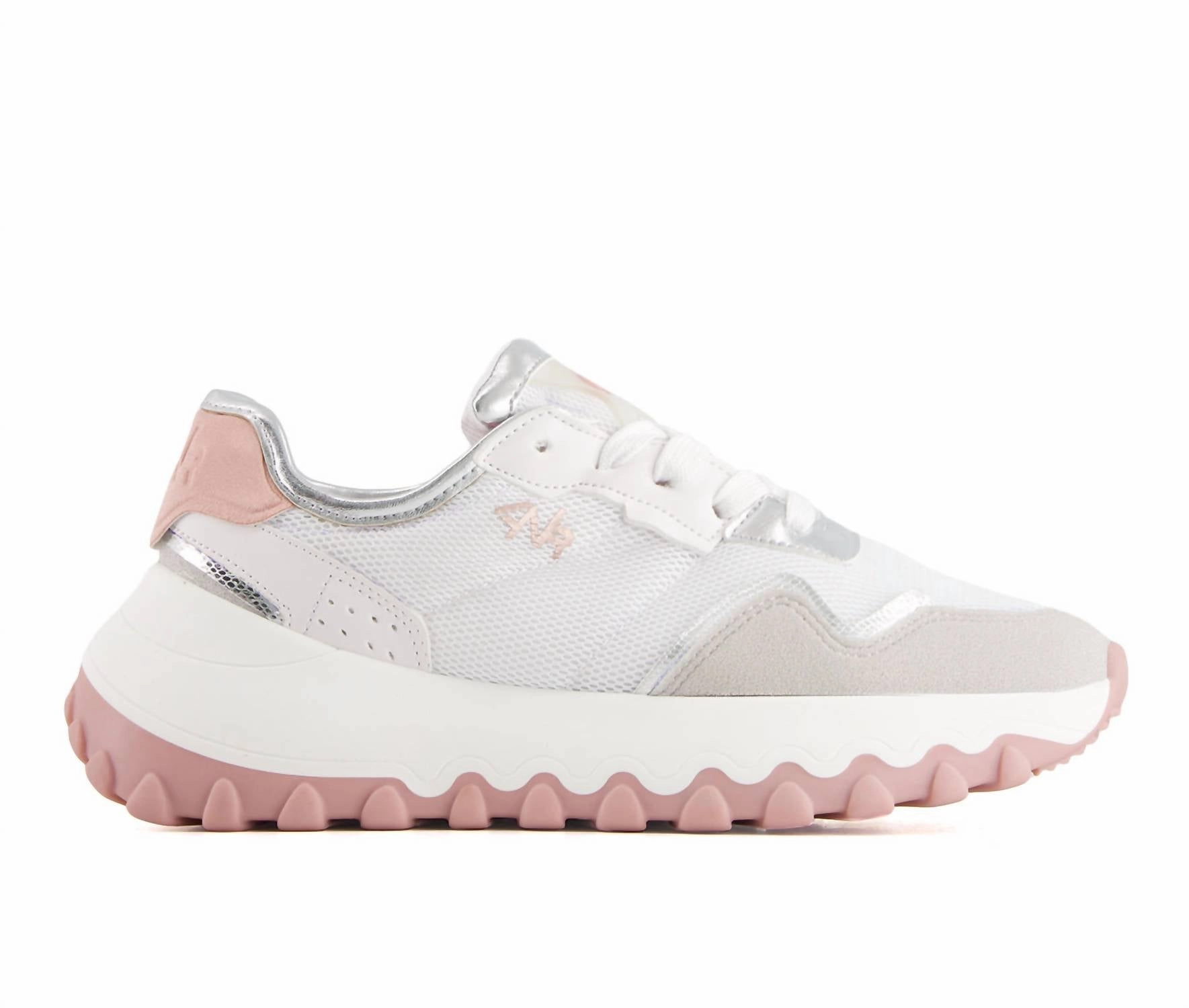 Trendy Women's Athletic Sneakers In White
