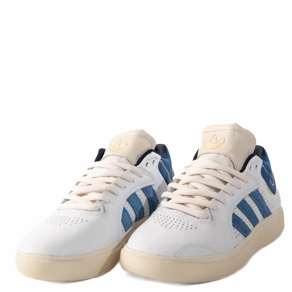 Adidas - Tyshawn (White/Custom/Royal Blue) *SALE Adaptive Zone Cushioning Flexible Laces