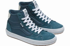 Vans - The Lizzie (Teal) Asymmetrical Lacing Rolling Motion Geometry