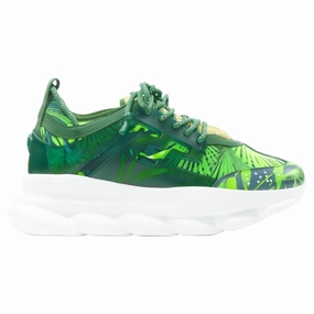 Versace Chain Reaction Jungle Print chunky sole sneaker Motion Control Fit MachineWashable