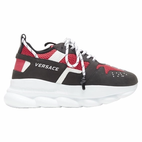 Clean Fit Lightweight Ride Versace Chain Reaction suede chunky sneaker
