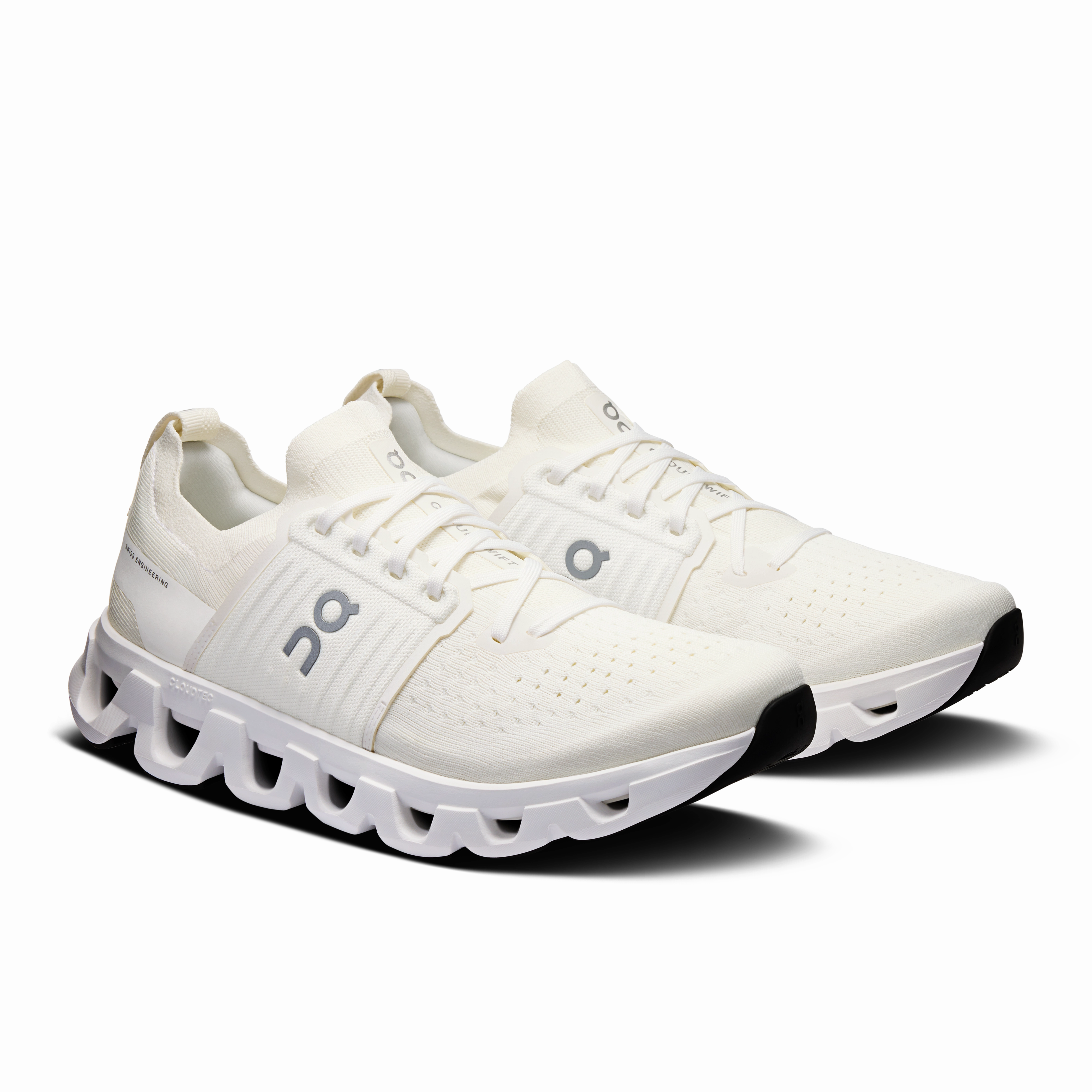 men's sports shoes On Running Men's Cloudswift 4 Shoes - White / White