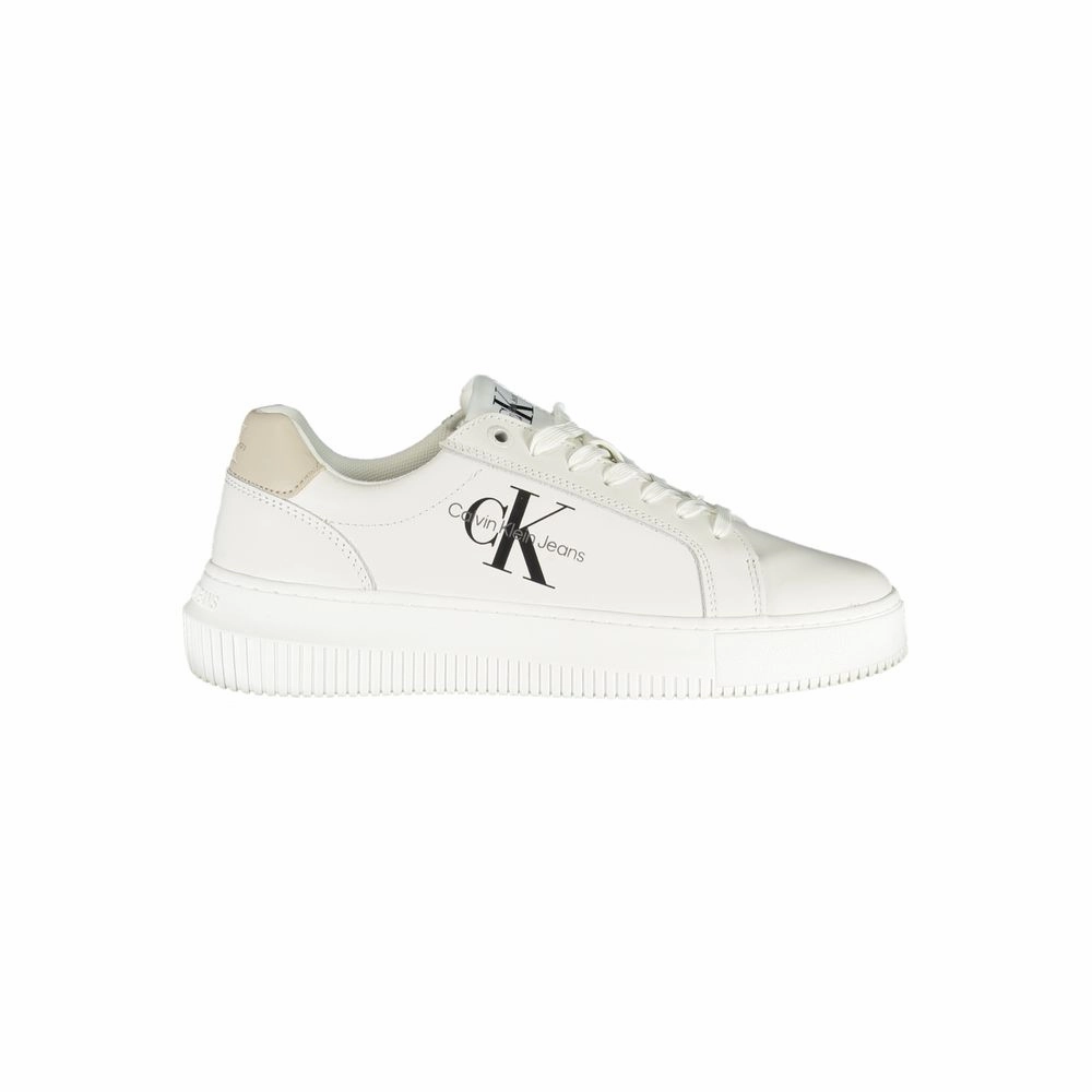 Calvin Klein Chic Lace-Up Sneakers with Contrast Women's Details Torsional Stability