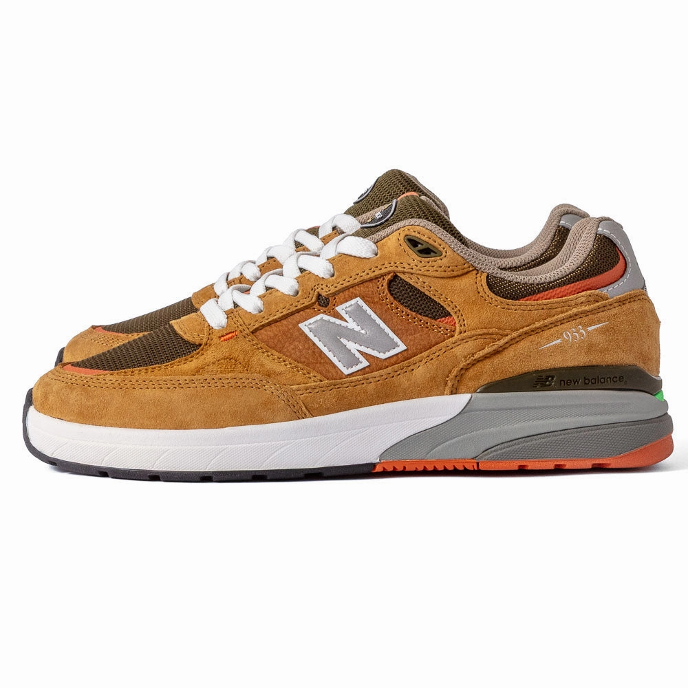 breathable - upper - feature shoes HighVisibility New Balance - Reynolds 933 MNO (Brown/Brown)