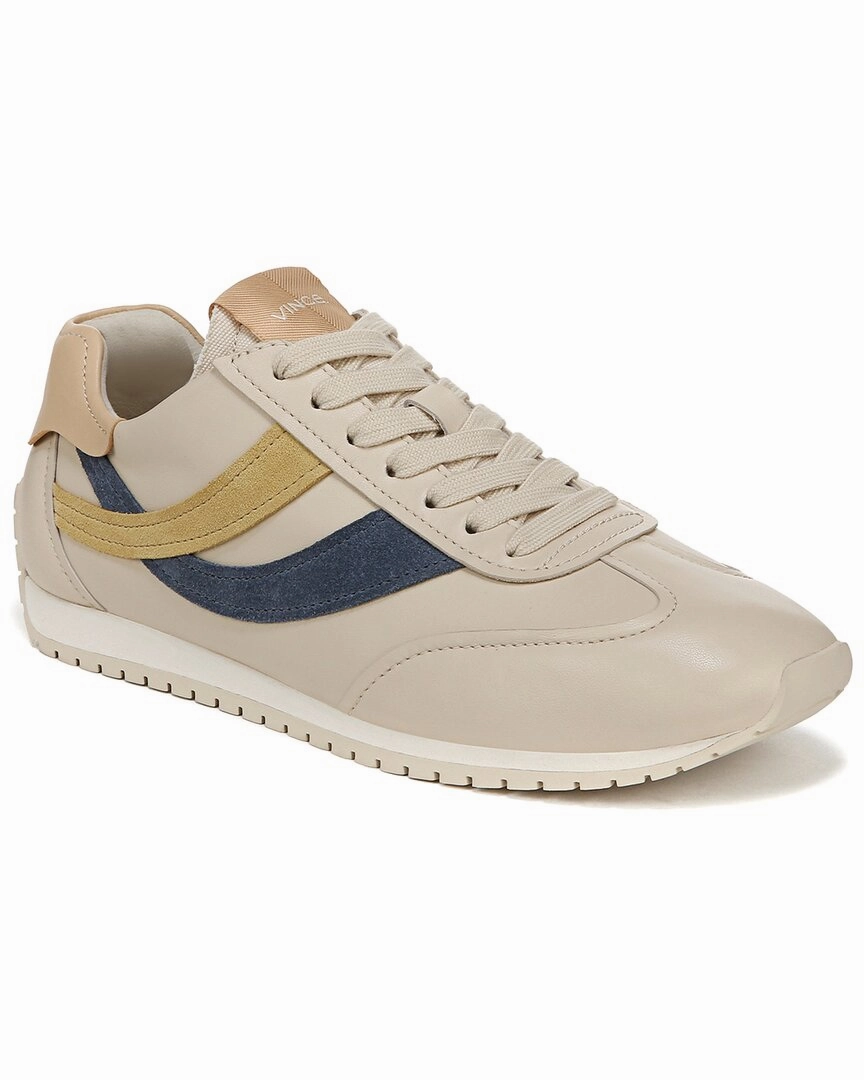 Durable Material MemoryFoamInsole Vince Oasis Leather Lace-Up Runner