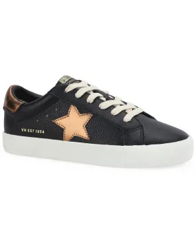 Vintage Havana Fae 2 Leather Sneaker Textured Tread Pattern retro look