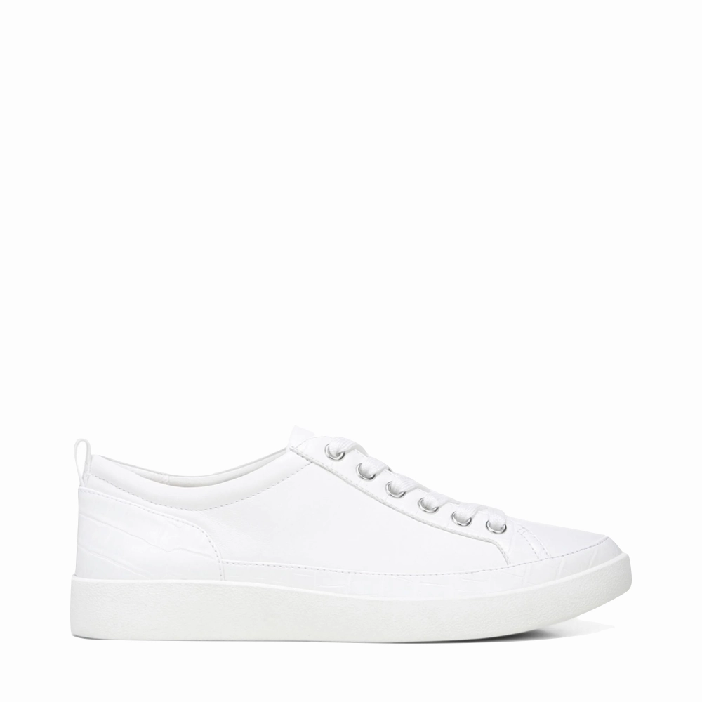 Vionic Women's Winny Lace Sneaker in White Pure Fit