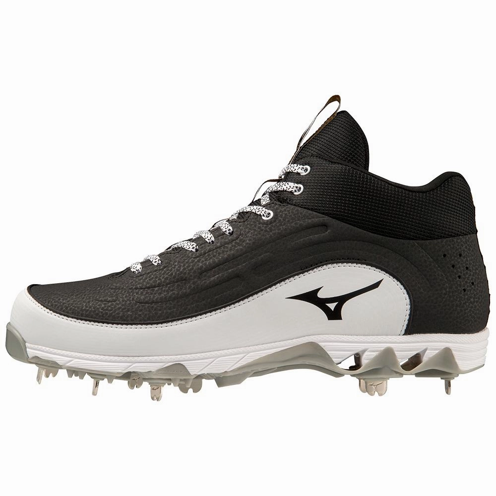 Mizuno 9-Spike? Ambition 3 Mid Men's Metal Baseball Cleat anti slip grip Mesh Upper