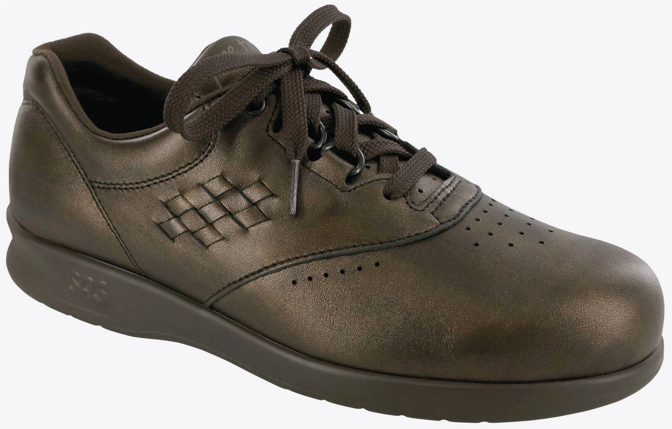 Women's Free Time Walking Shoe In Bronze Heel lockdown