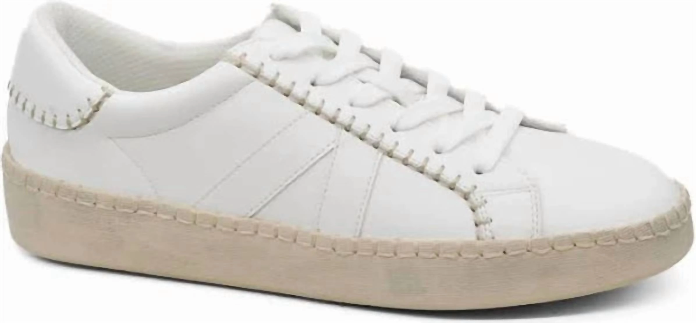 Women's Friend Zone Sand Sneakers In White Shock Absorbing