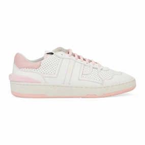 Heel Lock Technology Speed Focus WHITE/PINK CLAY LOW TOP SNEAKERS