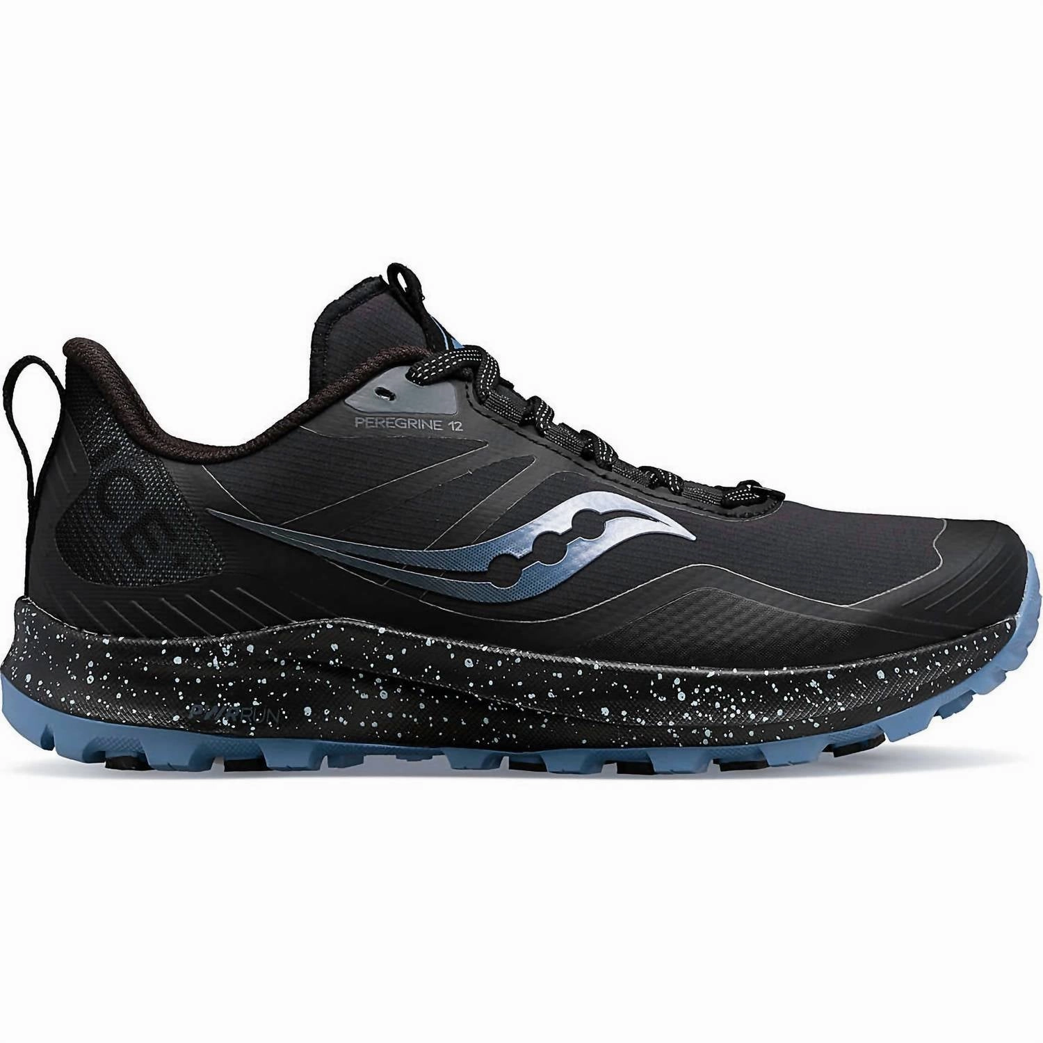 Women's Peregrine Ice  3 Trail Running Sneakers In Black/summit Reinforced toe cap Durable Tread Pattern