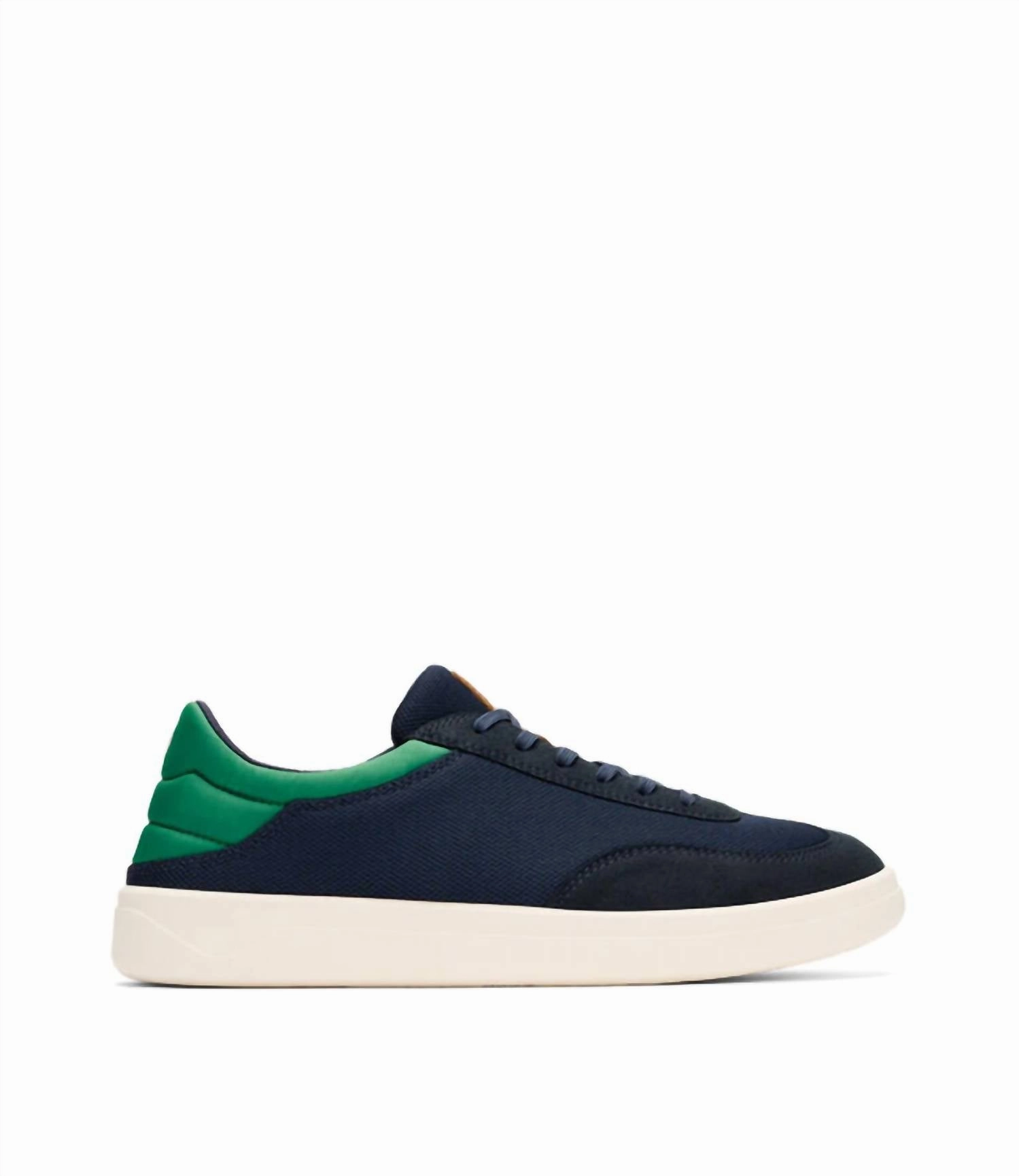 Women's Punini Suede Sneaker In Navy Reliable Grip