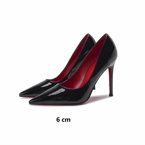 Elegant Shoes Starry - Luxury Red Bottom Patent Leather High Heels Shoes For Women