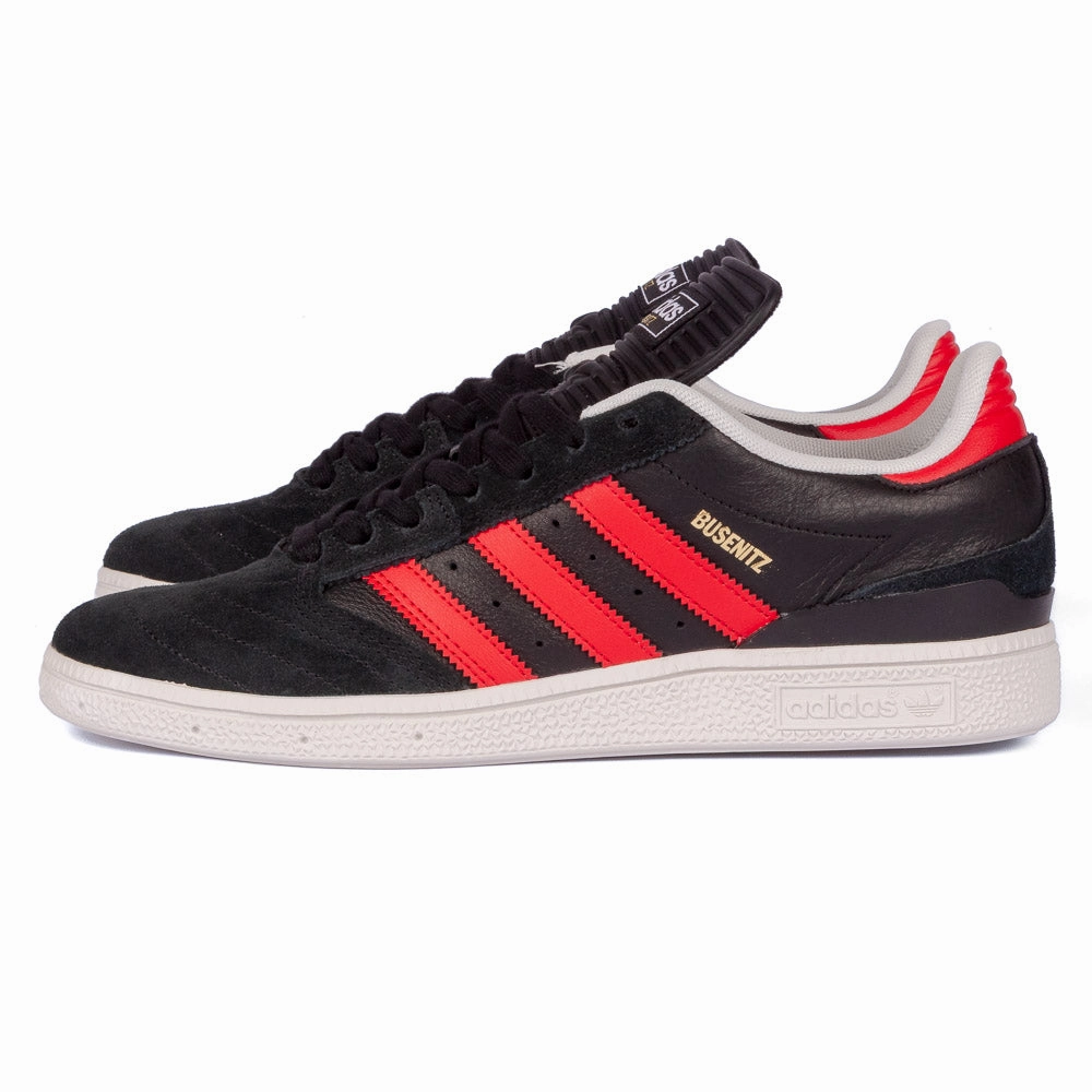 Adidas - Busenitz Pro (Core Black / Better Scarlet / Cloud White) Scalable breathable leather shoes