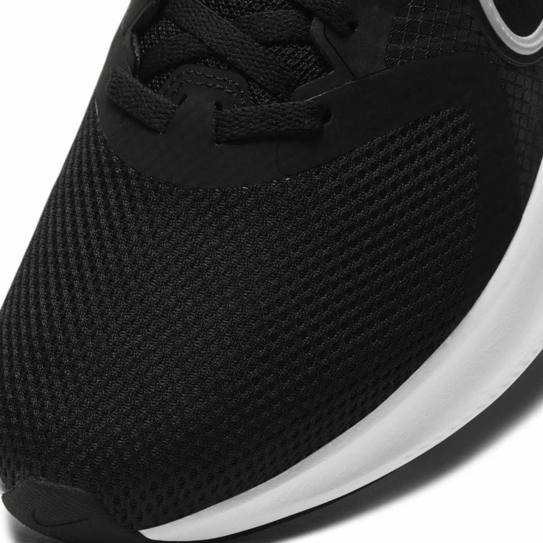 Nike Men's Downshifter 11 Shoes - Black / White Supportive TPU Frame Pressure Dispersing Pods