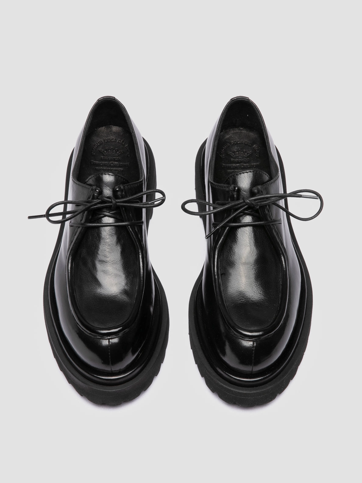 Versatile Boots WISAL DD 125 - Black Leather Derby Shoes