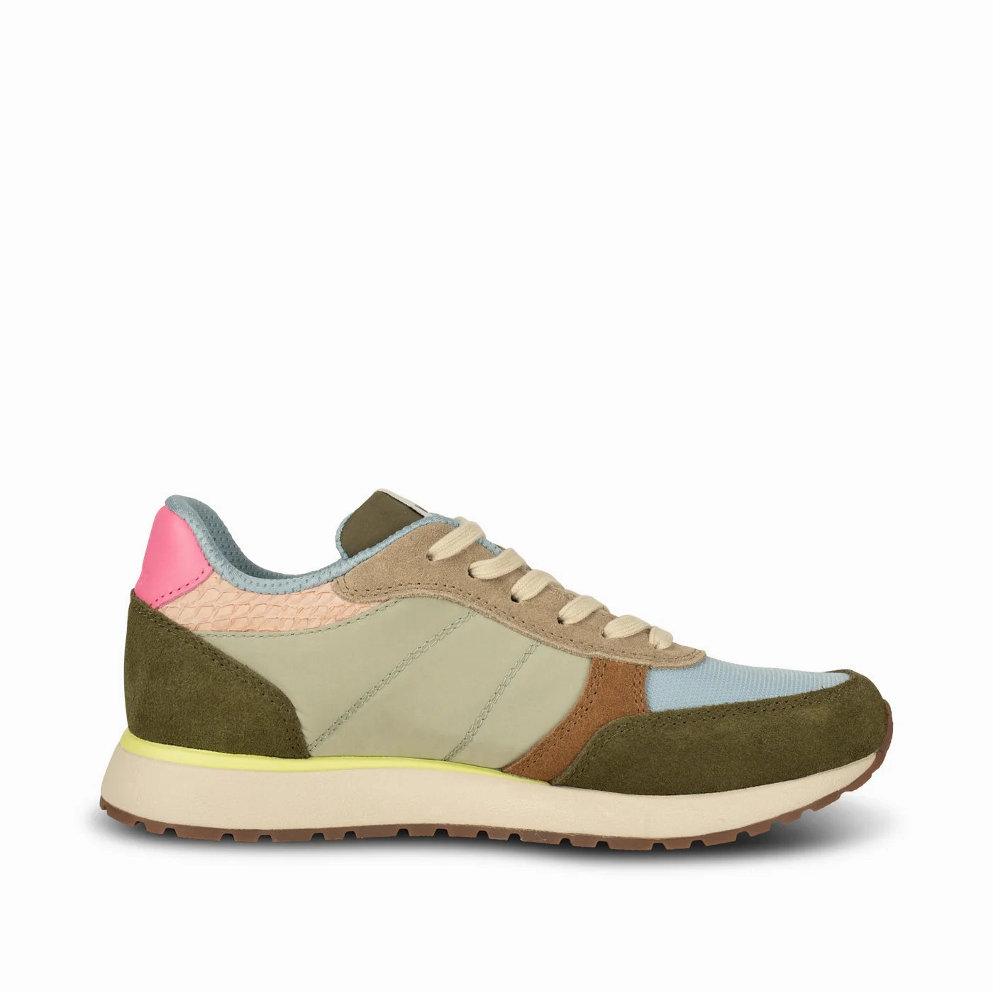 Breath Zone Woden Women's Ronja Sneaker in Stone Multi