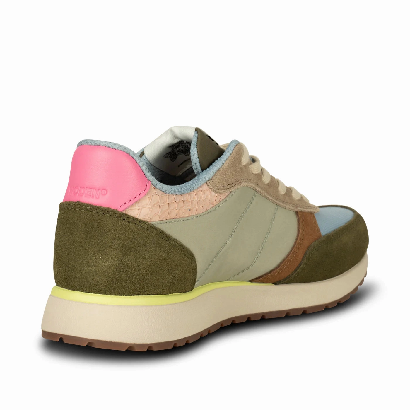 Fashion-Ready Woden Women's Ronja Sneaker in Stone Multi