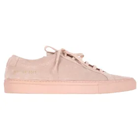 Adaptive Response Platform Woman by Common Projects Achilles Sneakers in Pink Suede