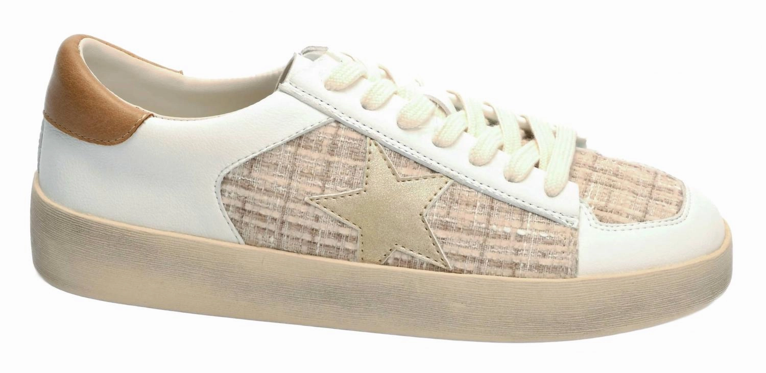 Dynamic Feel Women Another Round Sneakers In Sand Tweed