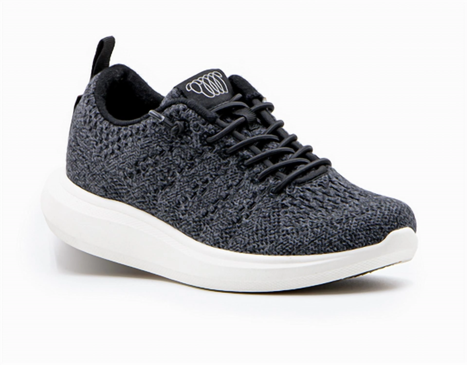 Women Coogee Wool Sneaker In Black Merino Urban Activity Temperature Regulating