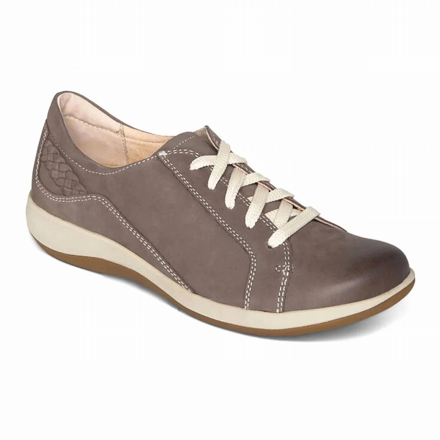 Quick Run flex design Women Dana Lace Up Oxford In Warm Grey