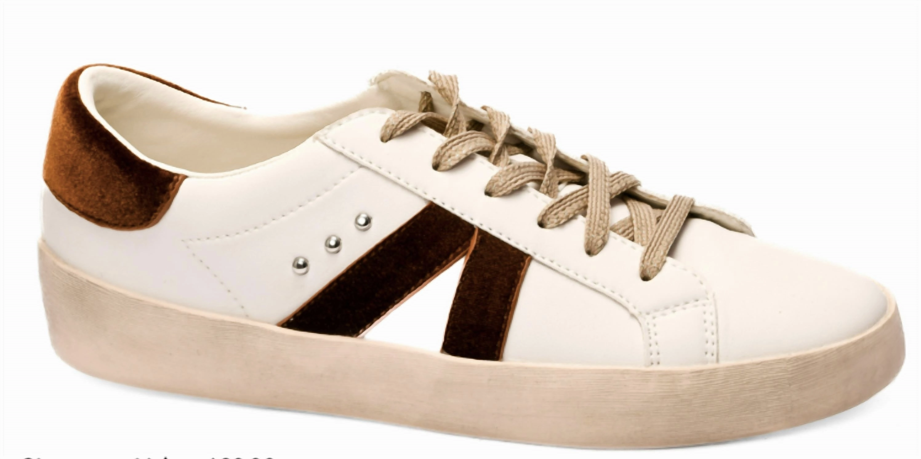 Elastic Collar Padding Women No Chaser Sneaker In Cinnamon
