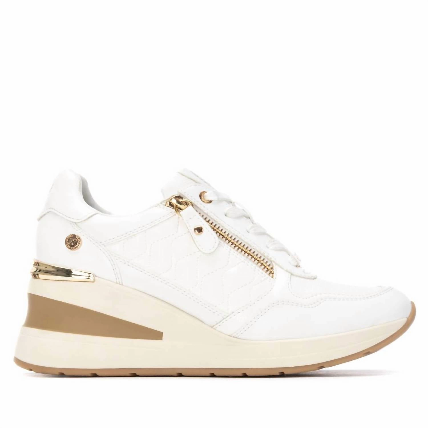 Women's 144380 Round Toe Sneakers In White Quick Drying Fabric Quick   Dry