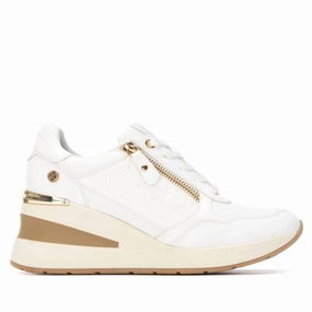 Breath Fresh Comfort Easy Women's 144380 Round Toe Sneakers In White