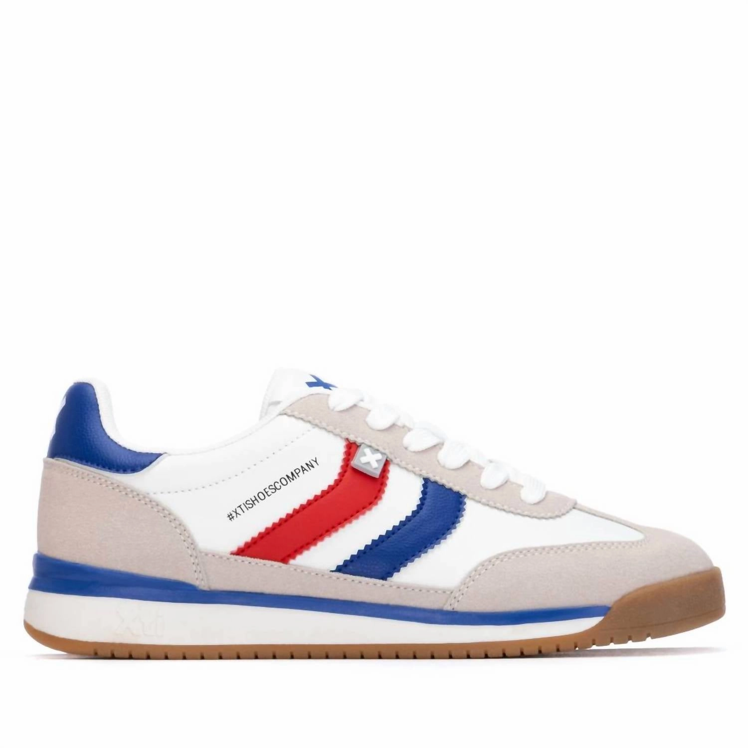 Women's 144587 Round Toe Sneakers In Blue Tension Balanced Design Low   Top Style