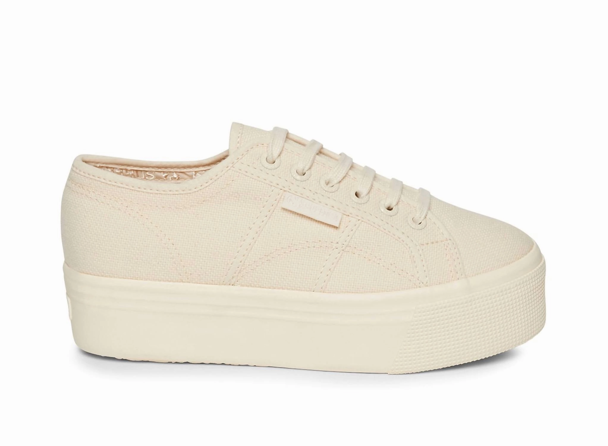 Women's 2790 Platform Sneaker In Beige Crisp Detail