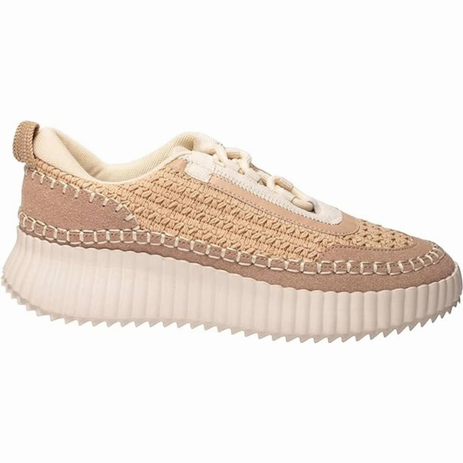 Women's Adventure Sneaker In Beige Feet First