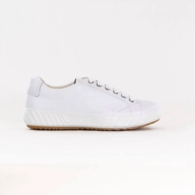 Gait Optimized Casual cushioning Women's Alexandria Lace Up Sneaker In White