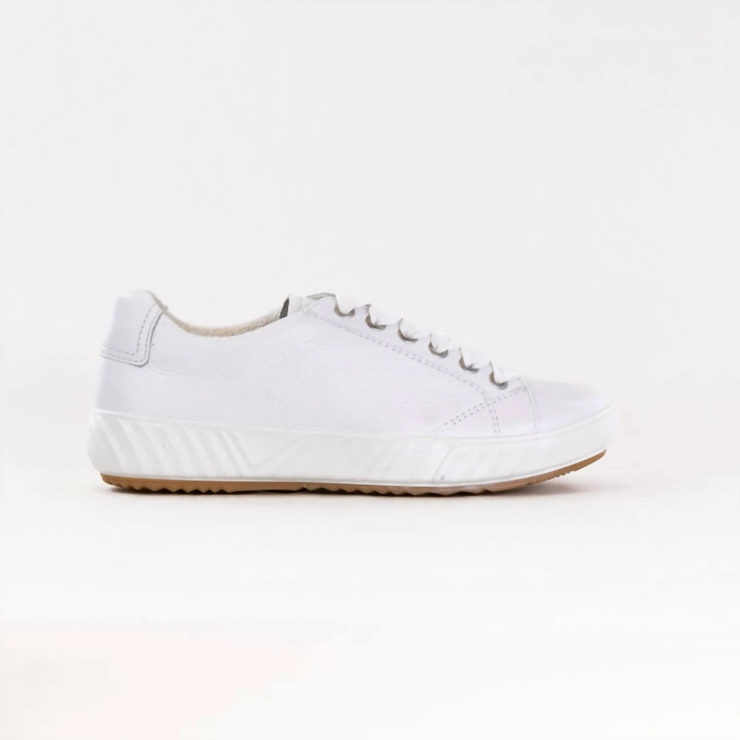 Gait Optimized Casual cushioning Women's Alexandria Lace Up Sneaker In White