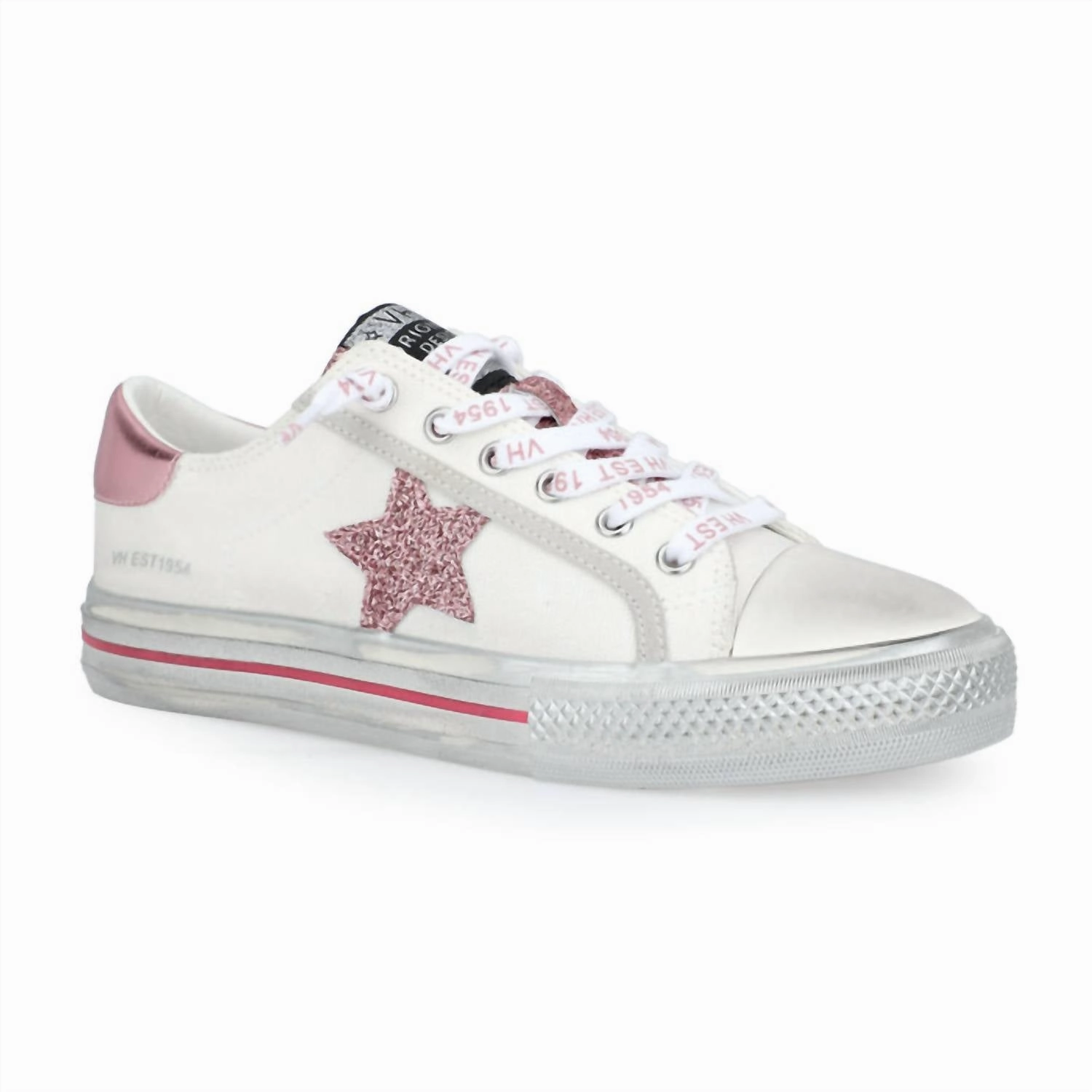 Contoured Support Hyper Responsive Cushioning Women's Alive 25 Sneaker In White/pink
