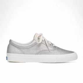 Women's Anchor Sneaker In Matte Silver All-around cushioning