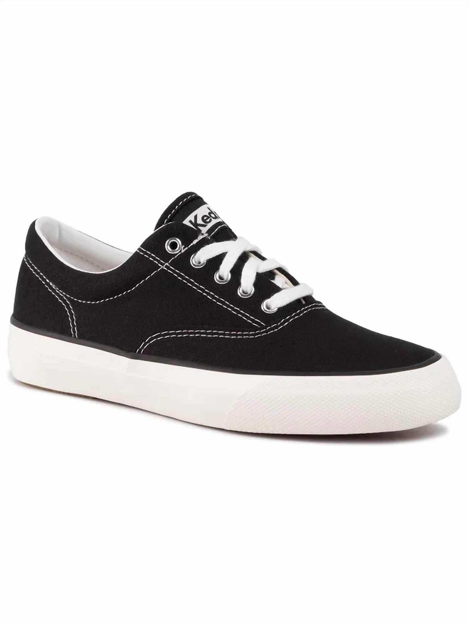 Neutral Colorway Daily Utility Women's Anchor Sneaker In Solid Black