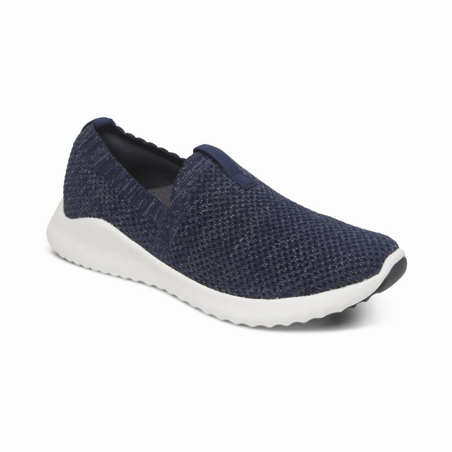 Women's Angie Slip On Sneaker In Navy Anti Friction Dry Fast